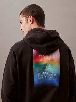 Calvin klein rainbow hoodie on sale