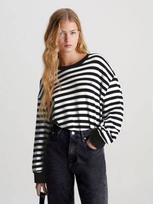 Long striped outlet t shirt