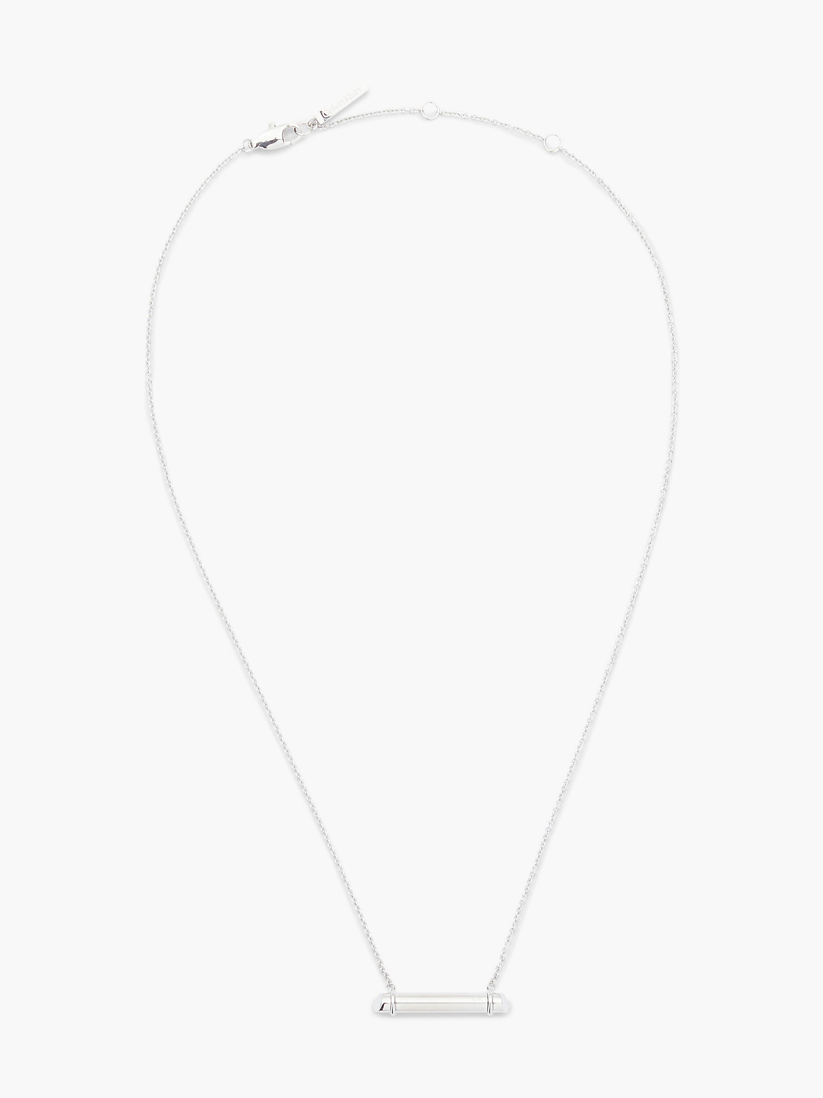 Silver Halskette - Elongated Linear undefined Damen Calvin Klein