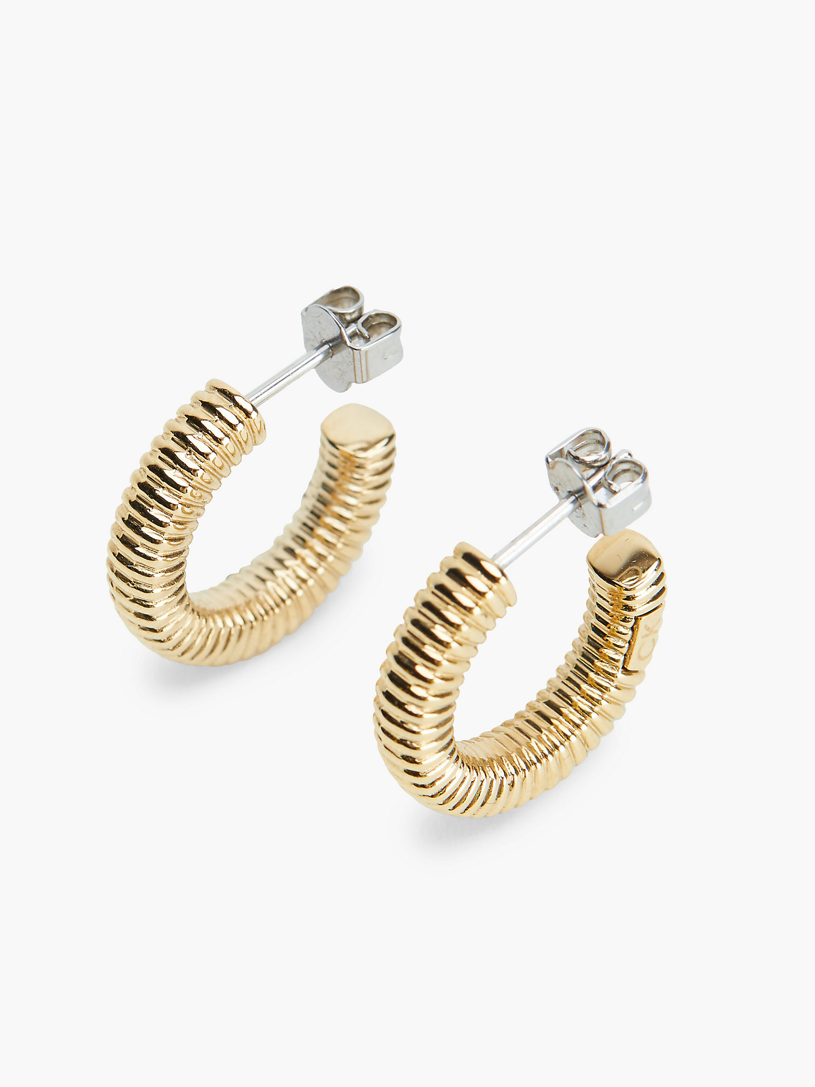 Gold Earrings - Playful Repetition undefined women Calvin Klein