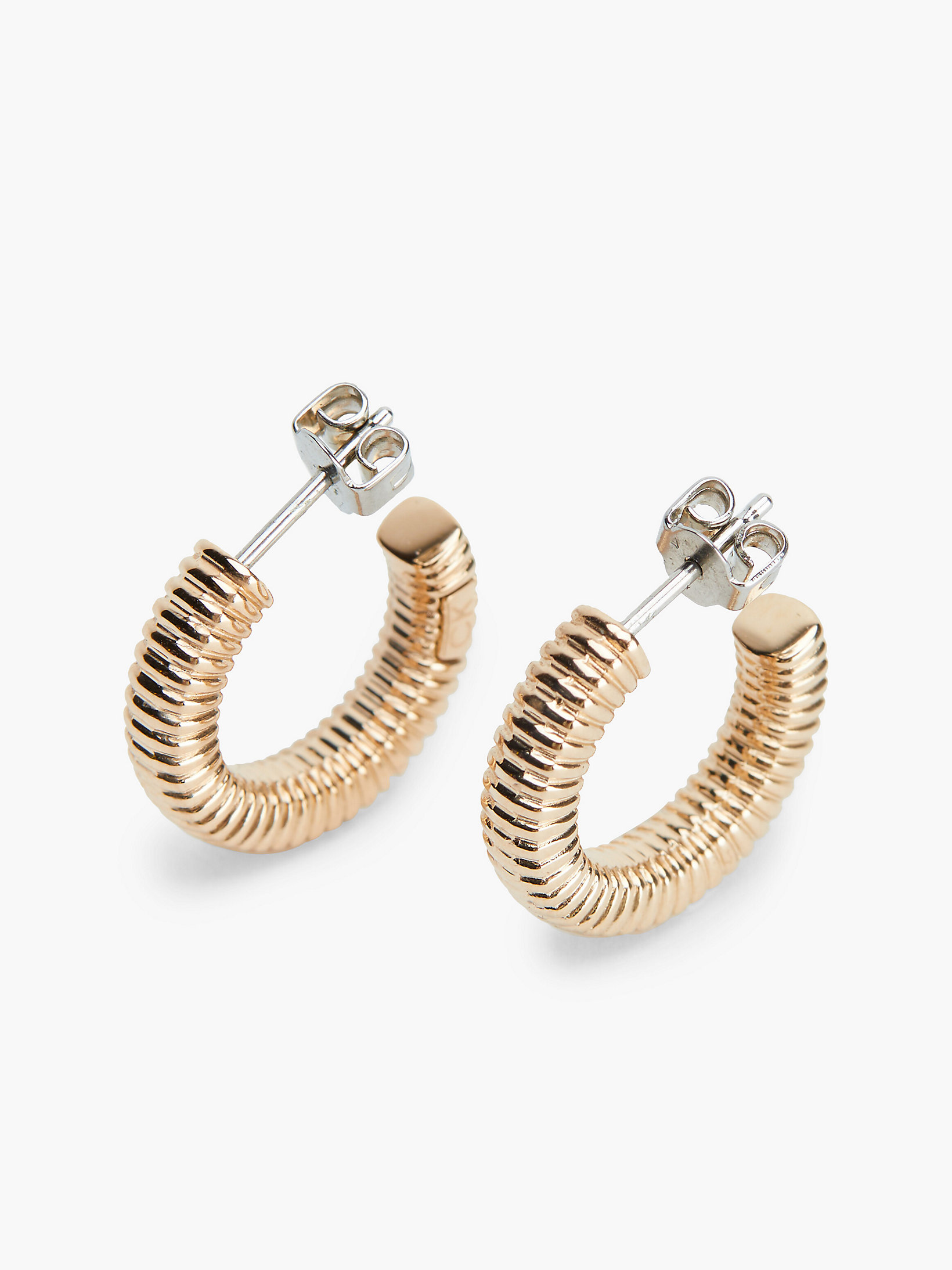 Carnation Gold Earrings - Playful Repetition undefined women Calvin Klein