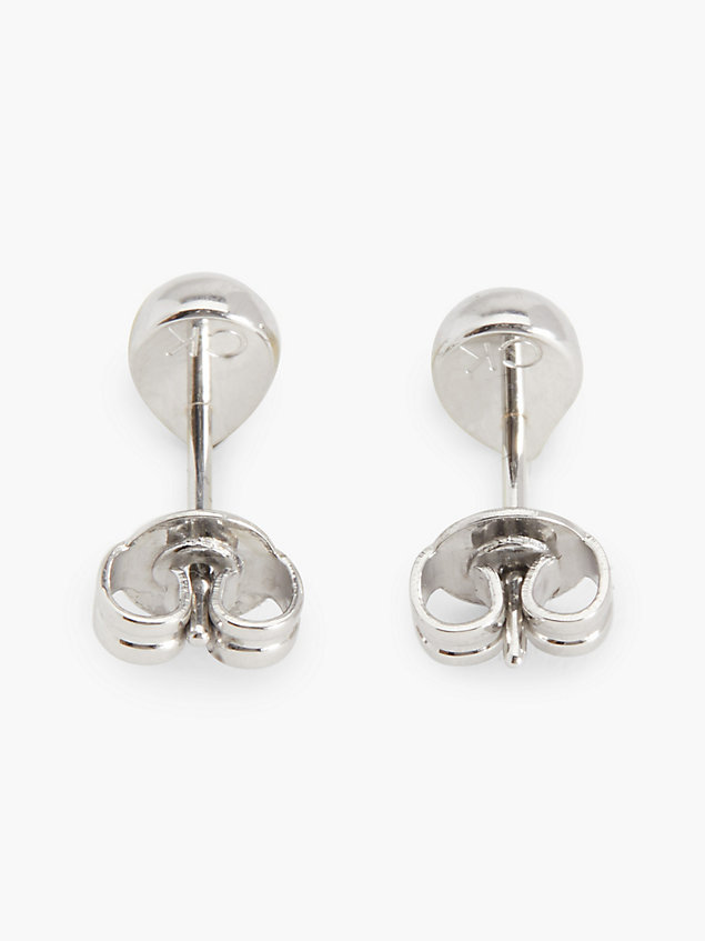 silver earrings - sculptured drops for women calvin klein