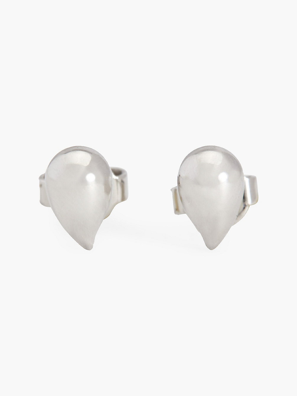 SILVER Earrings - Sculptured Drops undefined women Calvin Klein