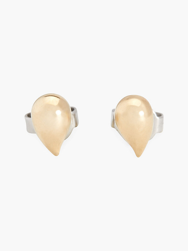 GOLD Earrings - Sculptured Drops for women CALVIN KLEIN