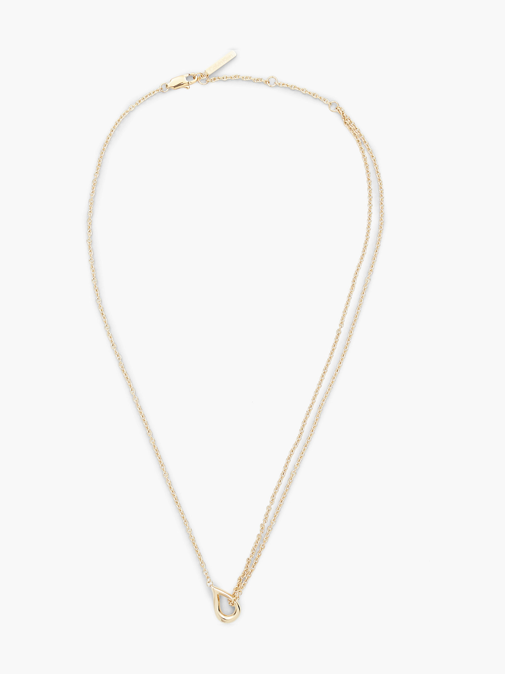 Gold Halskette - Sculptured Drops undefined Damen Calvin Klein