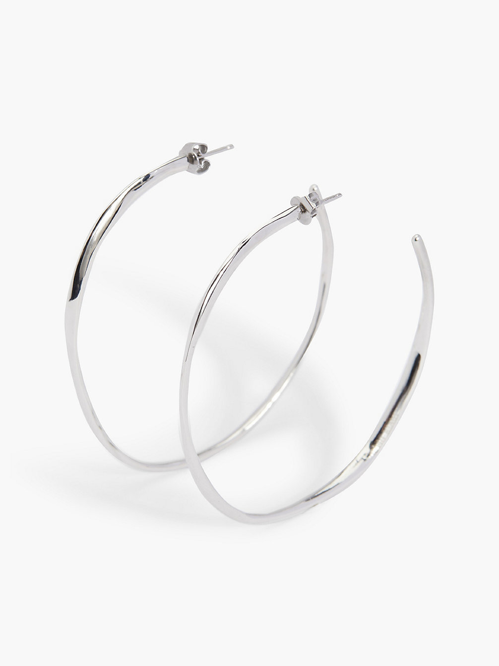 SILVER Earrings - Molten Pebble undefined women Calvin Klein