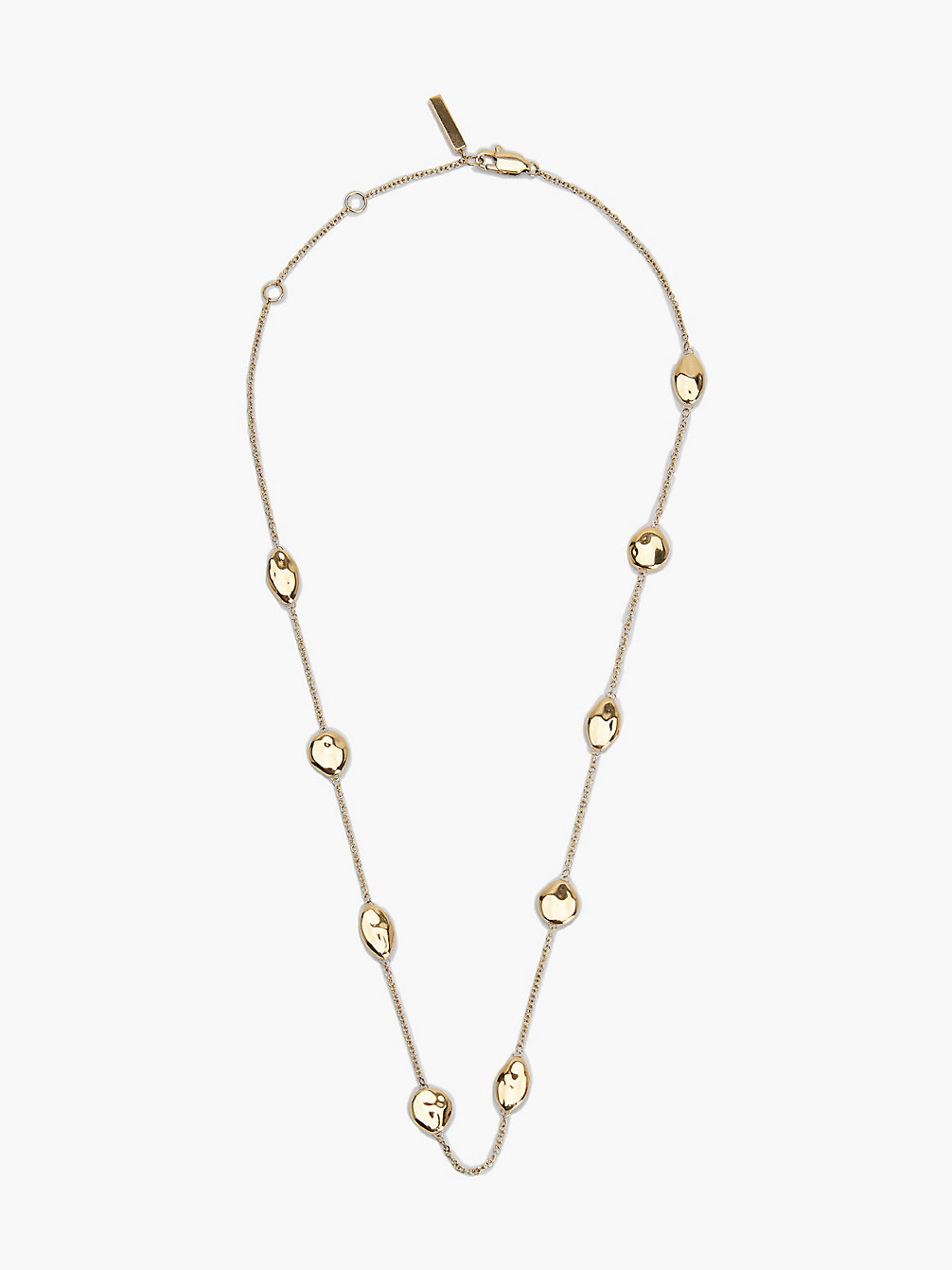 GOLD Necklace - Molten Pebble undefined women Calvin Klein