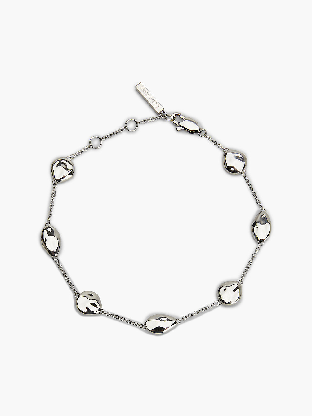 SILVER Bracelet - Molten Pebble undefined femmes Calvin Klein