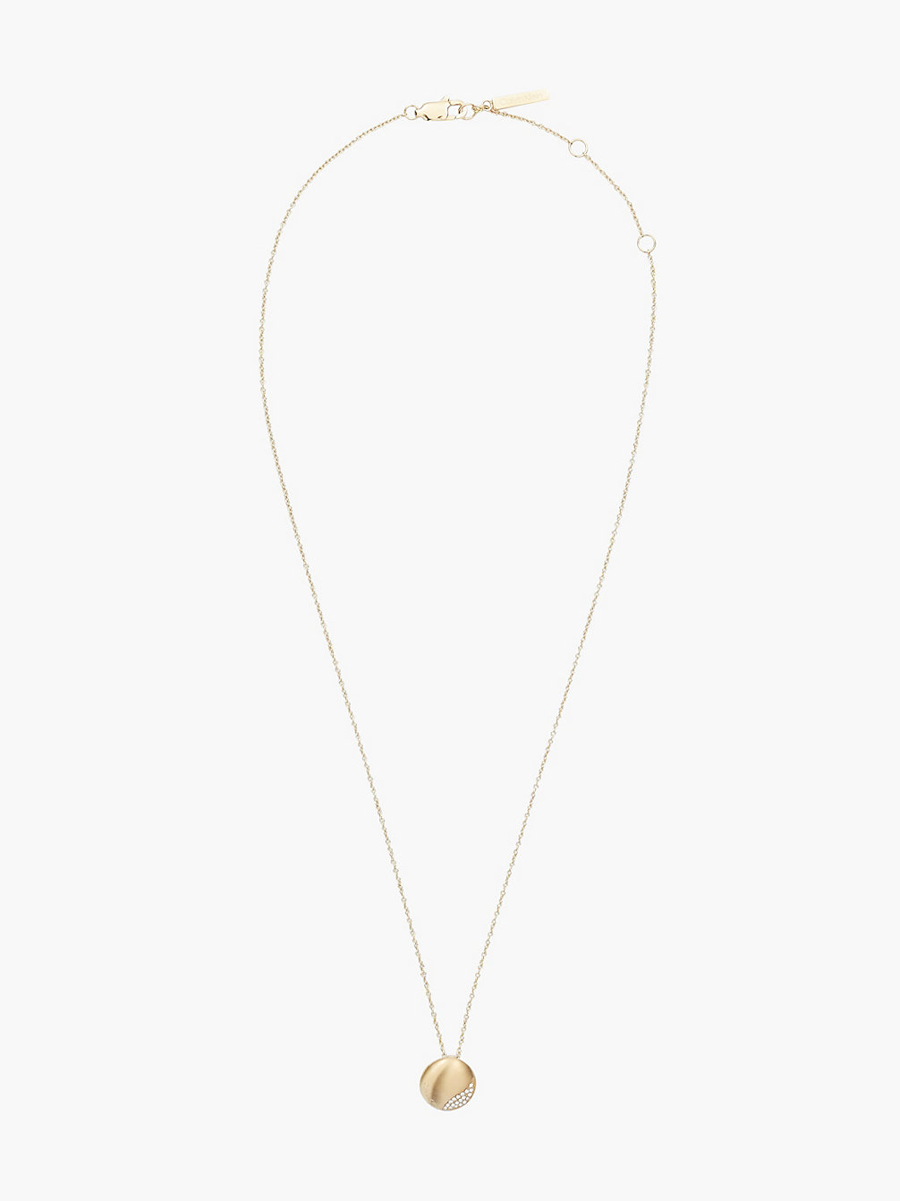 GOLD Necklace - Minimal Circular undefined women Calvin Klein