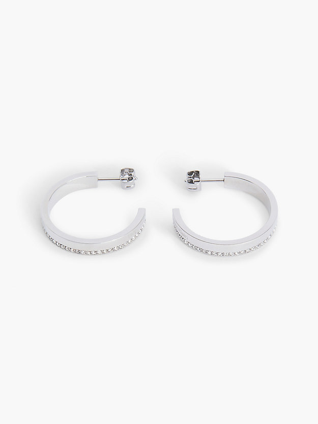 SILVER Earrings - Minimal Linear for women CALVIN KLEIN