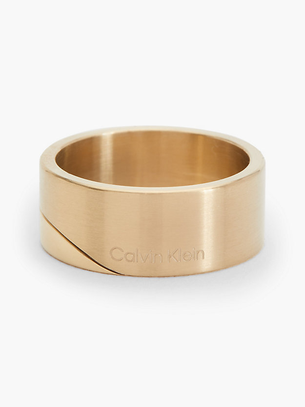 GOLD Bague - Minimal Circular for femmes CALVIN KLEIN