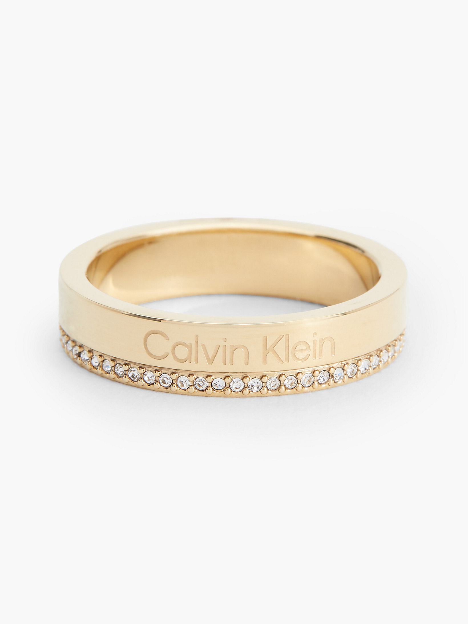 Gold Ring - Minimal Linear undefined women Calvin Klein