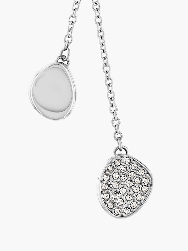 pendientes - fascinate silver de mujer calvin klein