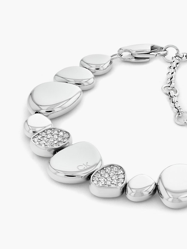 pulsera - fascinate silver de mujer calvin klein