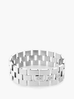 Grondig verkouden worden Schoolonderwijs Armband - Geometric Calvin Klein® | JF35000243000