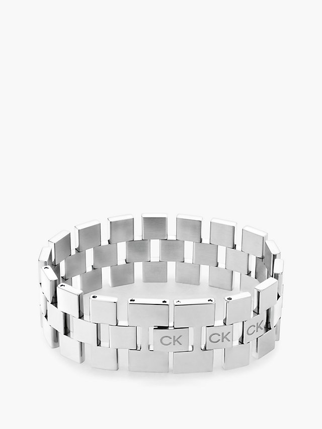 Silver Bracelet - Geometric undefined women Calvin Klein