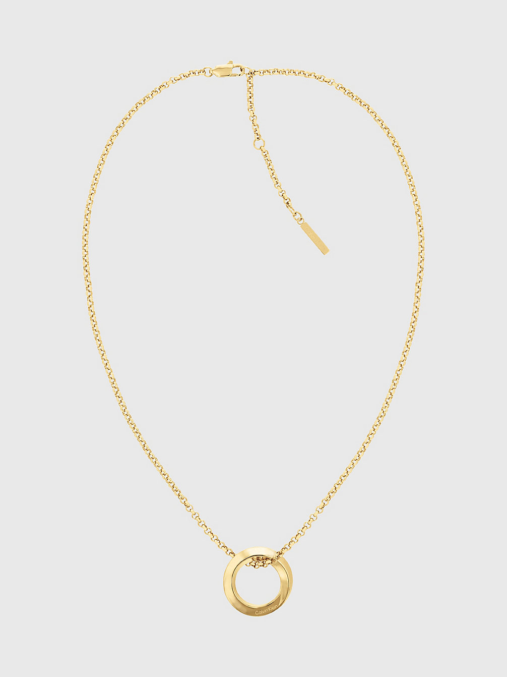 GOLD Collier - Twisted Ring undefined femmes Calvin Klein