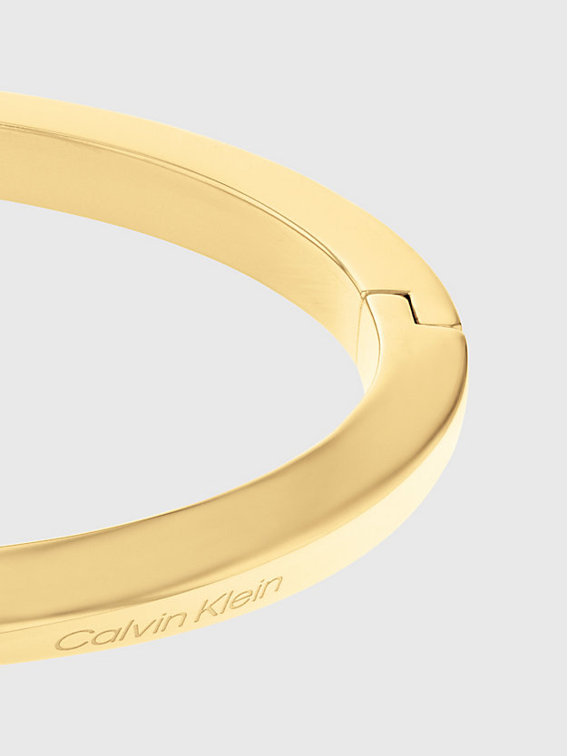 GOLD Bracciale - Twisted Ring da donna CALVIN KLEIN