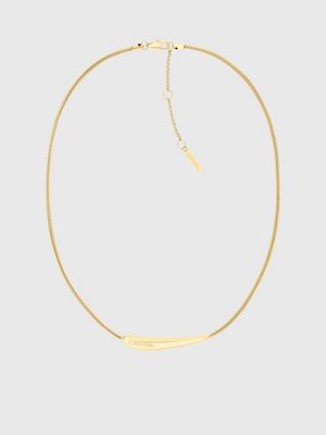 Calvin klein gold best sale necklace