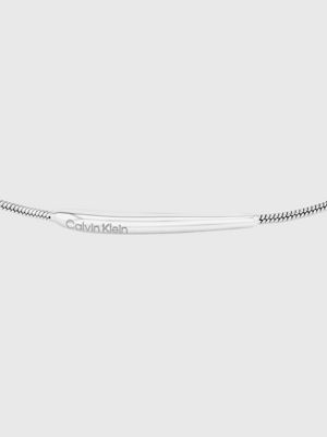 silver bracelet - elongated drops for women calvin klein