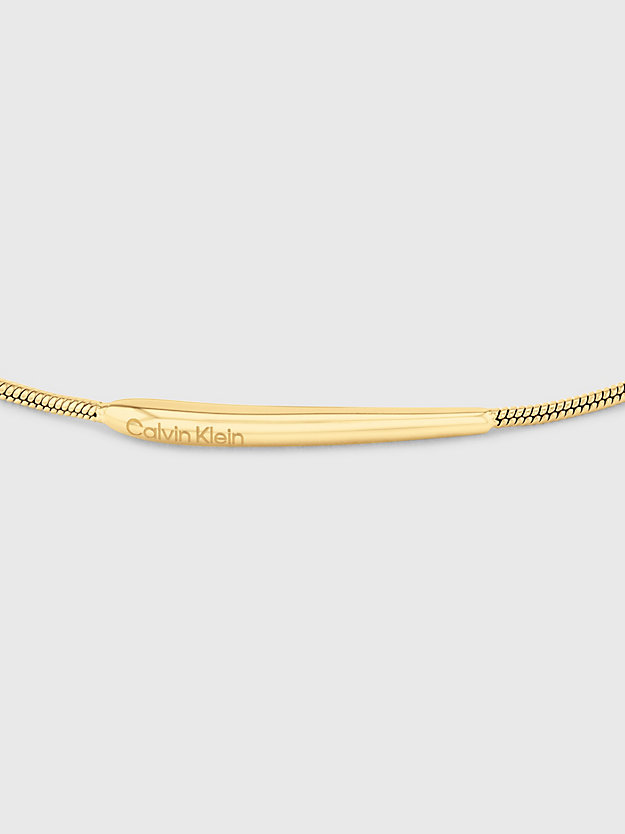 gold armband - elongated drops für damen - calvin klein