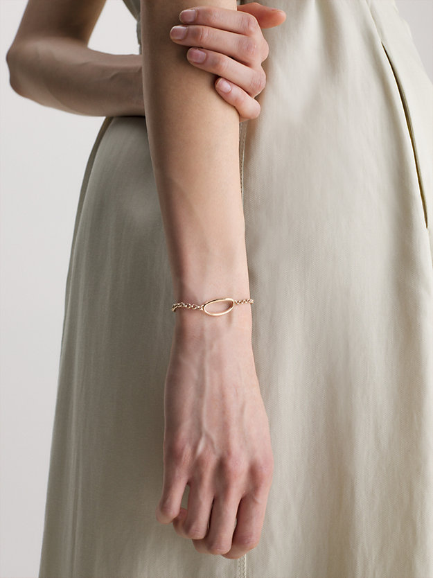 rose gold armband - playful organic shapes voor dames - calvin klein