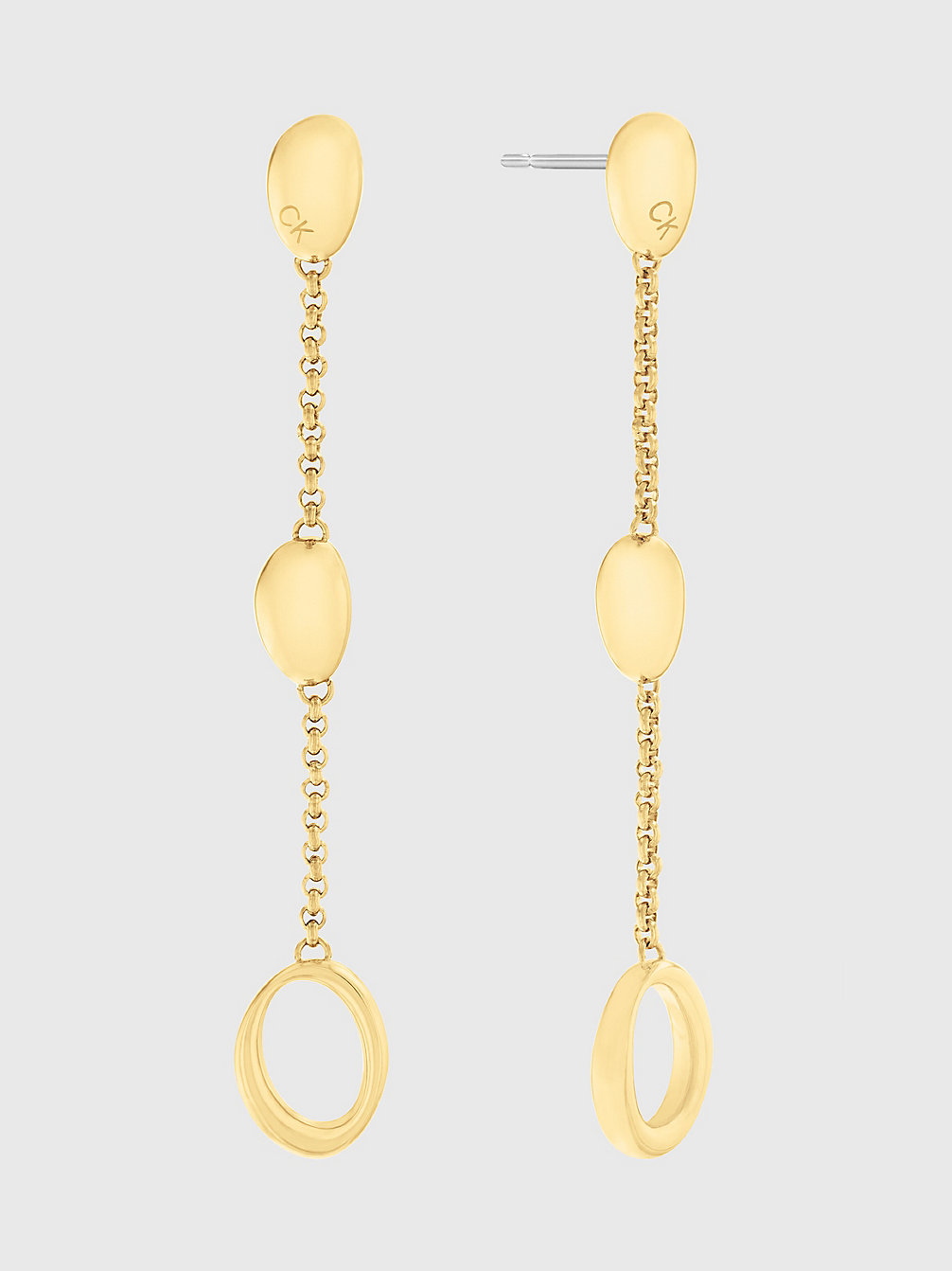 GOLD Earrings - Playful Organic Shapes undefined women Calvin Klein