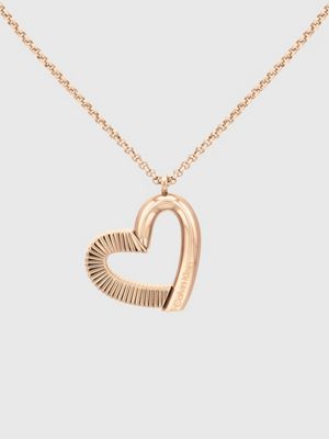 Calvin klein heart necklace new arrivals