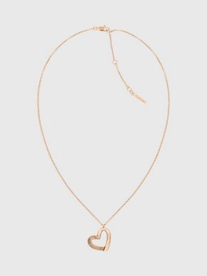 Calvin klein rose gold on sale necklace