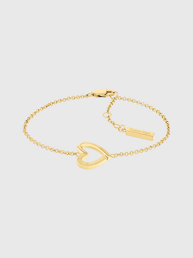gold bransoletka - minimalistic hearts dla kobiety - calvin klein