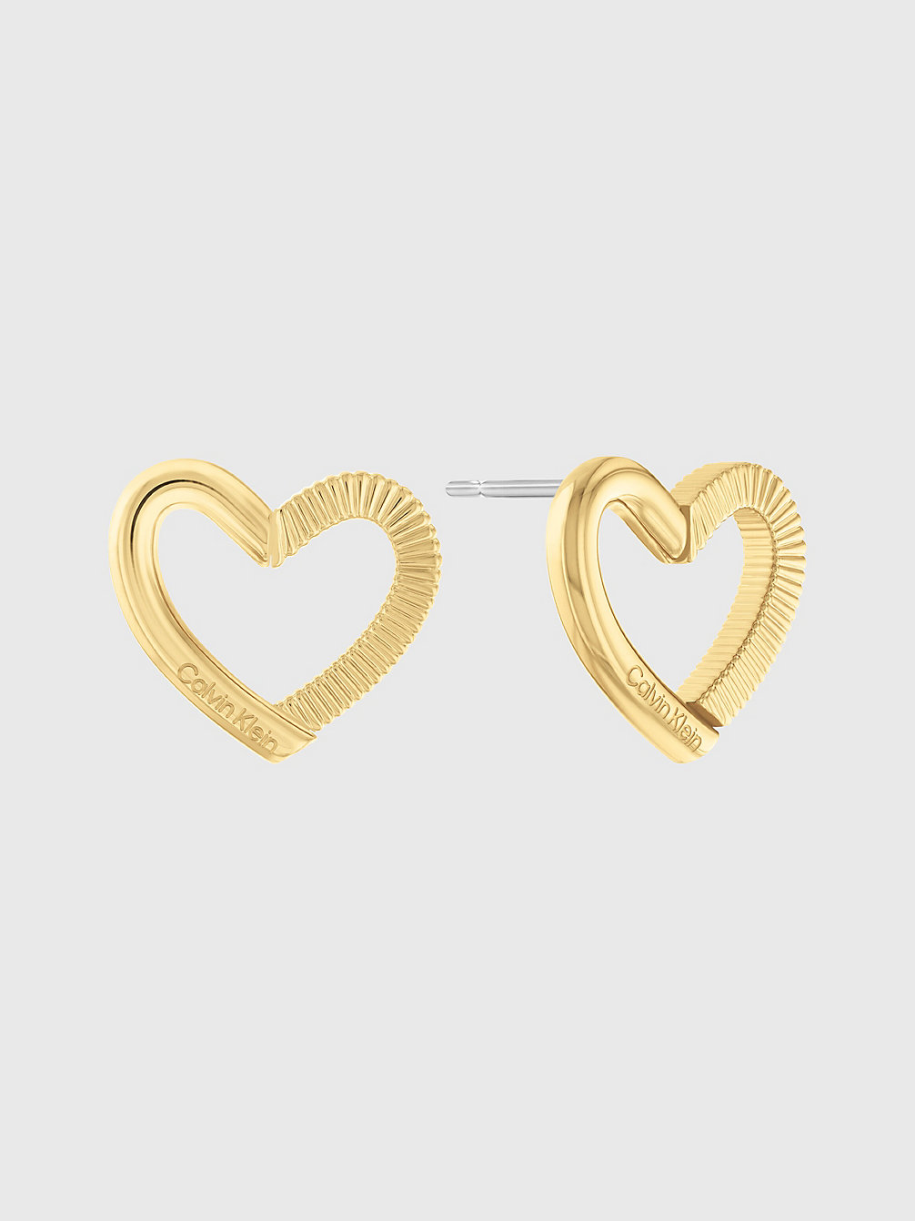 GOLD Ohrringe - Minimalistic Hearts undefined Damen Calvin Klein