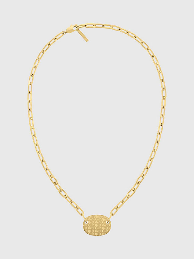 gold ketting - iconic for her voor dames - calvin klein
