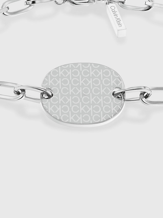 silver bracelet - iconic for her for women calvin klein