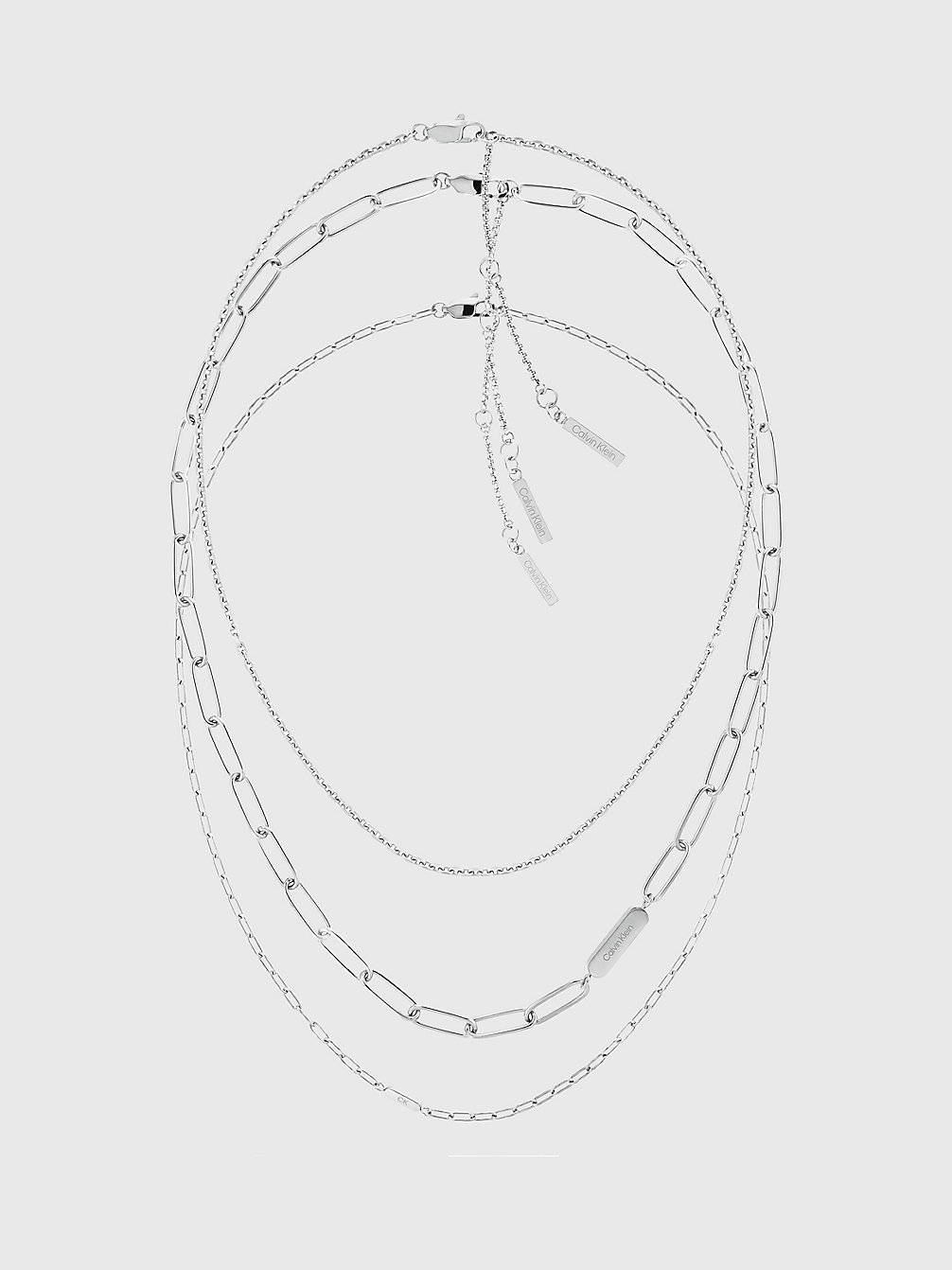 SILVER Chain Necklace Gift Set undefined women Calvin Klein