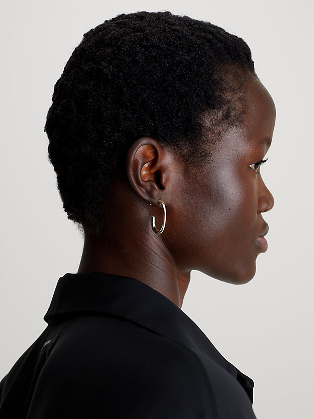 silver earrings - elongated drops for women calvin klein