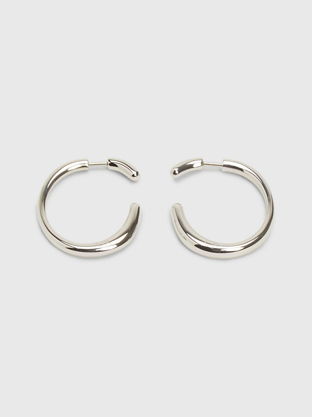 silver earrings - elongated drops for women calvin klein