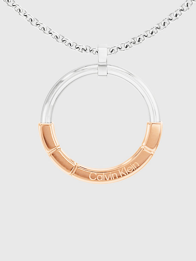 rose gold necklace - soft squares for women calvin klein