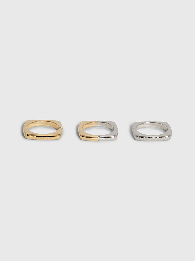 gold pierścionek - bold metals dla kobiety - calvin klein