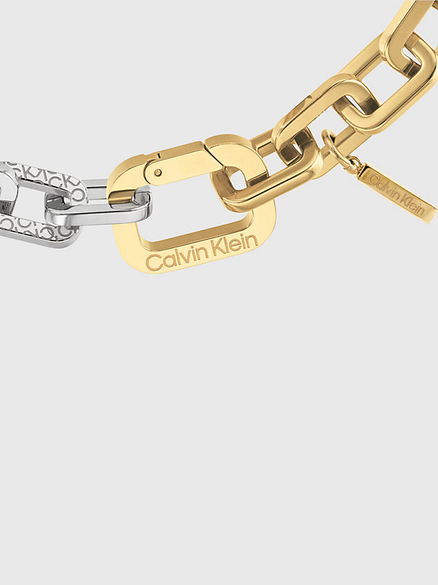 gold halskette - bold metals für damen - calvin klein