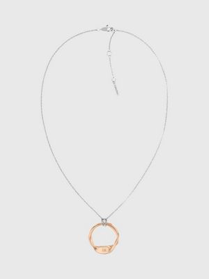 Calvin klein rose hot sale gold necklace