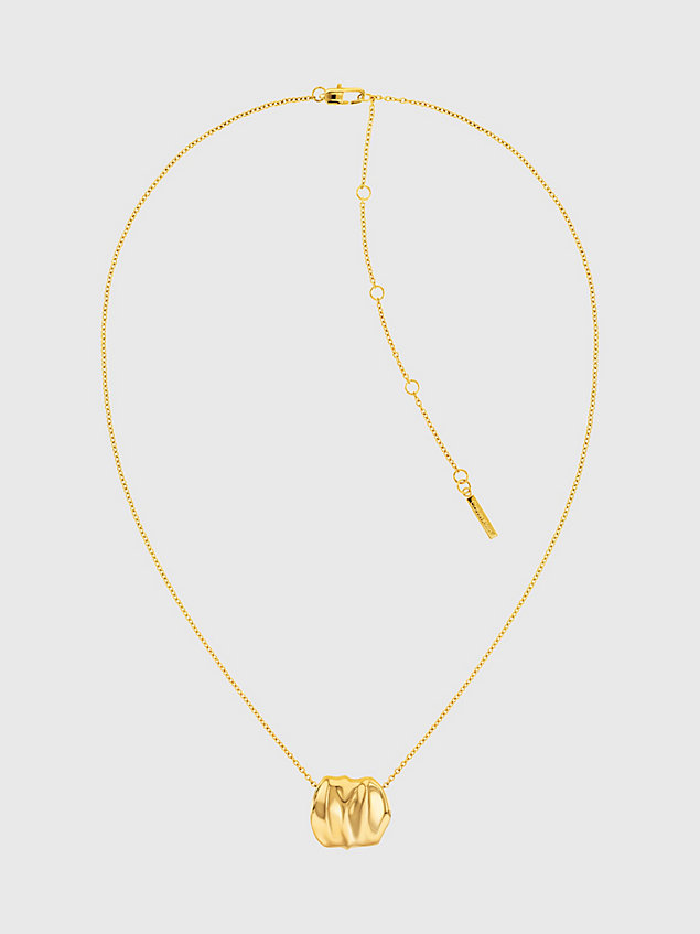 gold necklace - elemental for women calvin klein