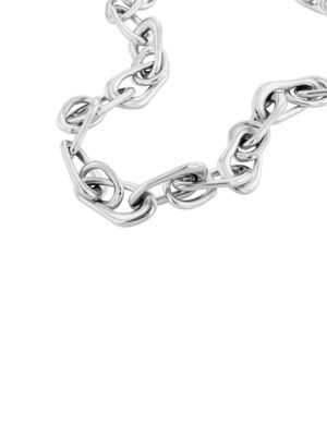 silver stainless steel bold chain necklace for women calvin klein