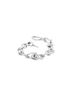 silver stainless steel bold chain bracelet for women calvin klein