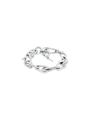 silver stainless steel bold chain bracelet for women calvin klein