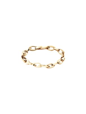 pulsera de eslabones esculpidos ovalados gold de mujeres calvin klein