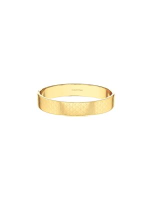 pulsera ck iconic gold de mujeres calvin klein