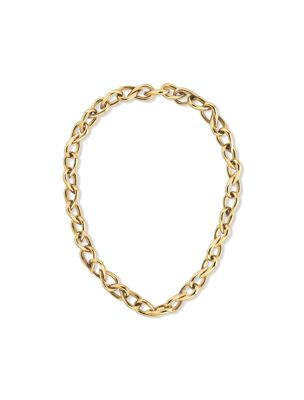 collana sculptured drops con maglie a catena gold da donne 