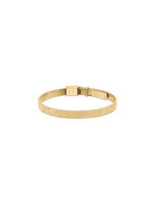 gold verfijnde armband met textuur, verguld voor dames - 