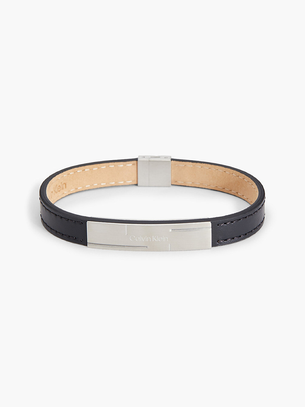 BLACK Bracelet - Grid undefined men Calvin Klein
