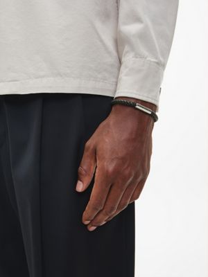 black bracelet - braided bracelet for men calvin klein